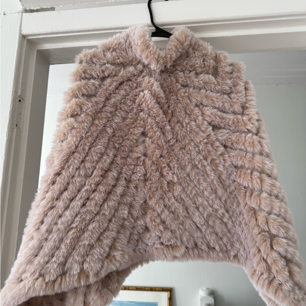 Faux Fur J. McLaughlin cape